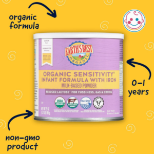 Earth's Best Organic Sensitive Baby Formula