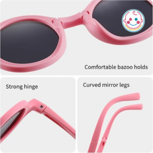 SooGree Kids Round Sunglasses Polarized UV Protection